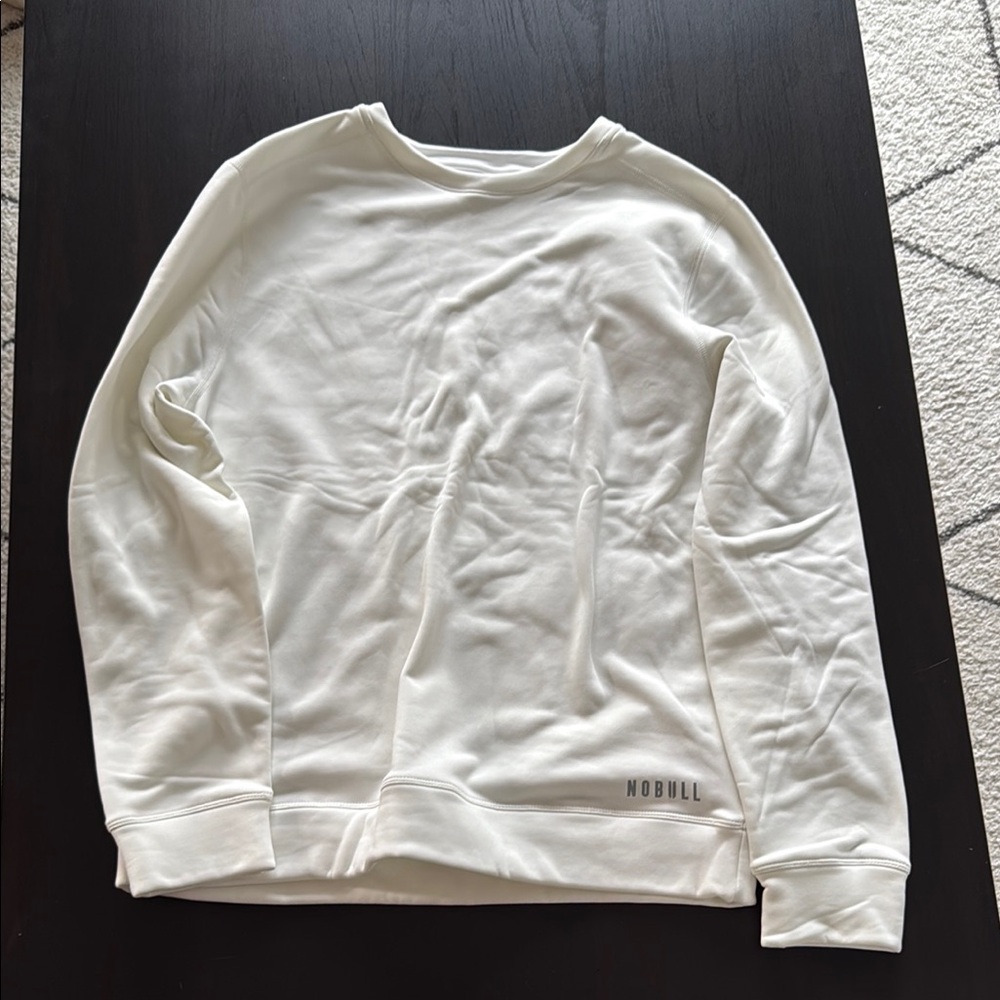 NOBULL Men's White Sweater